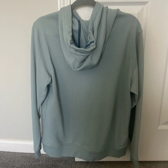 Kimes Ranch Light Blue Hoodie with Navy Logo!! - Picture 2 of 6